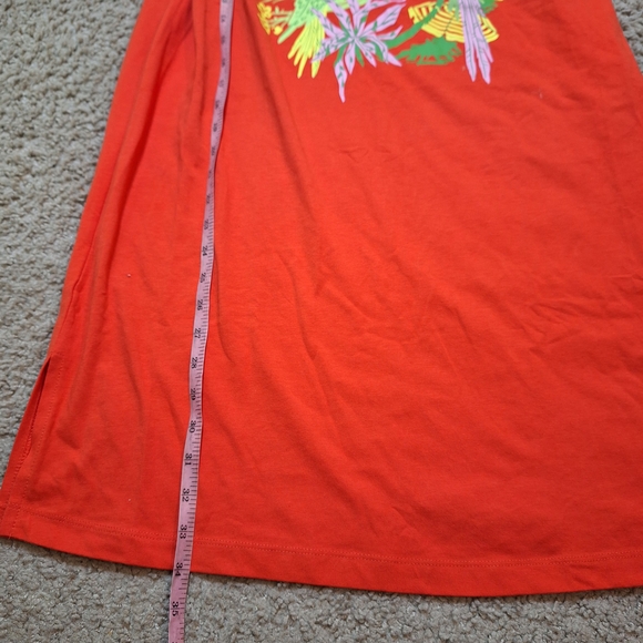NWT FARM Rio Brasil Red Parrot Mini T Shirt Dress Size Small - Picture 4 of 4